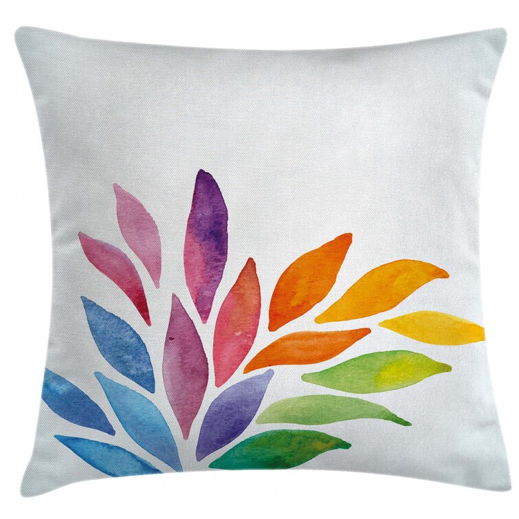 Bless international Floral Polyester Indoor Outdoor Pillow Cover